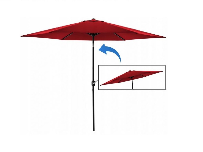 Kerti napernyő Rona 3 (piros)