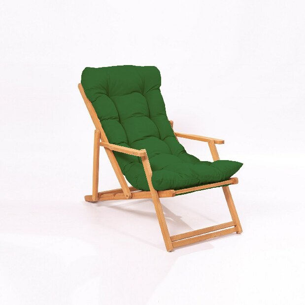 Kerti asztal és szék készlet (3 db.) Minnie (zöld + természetes)