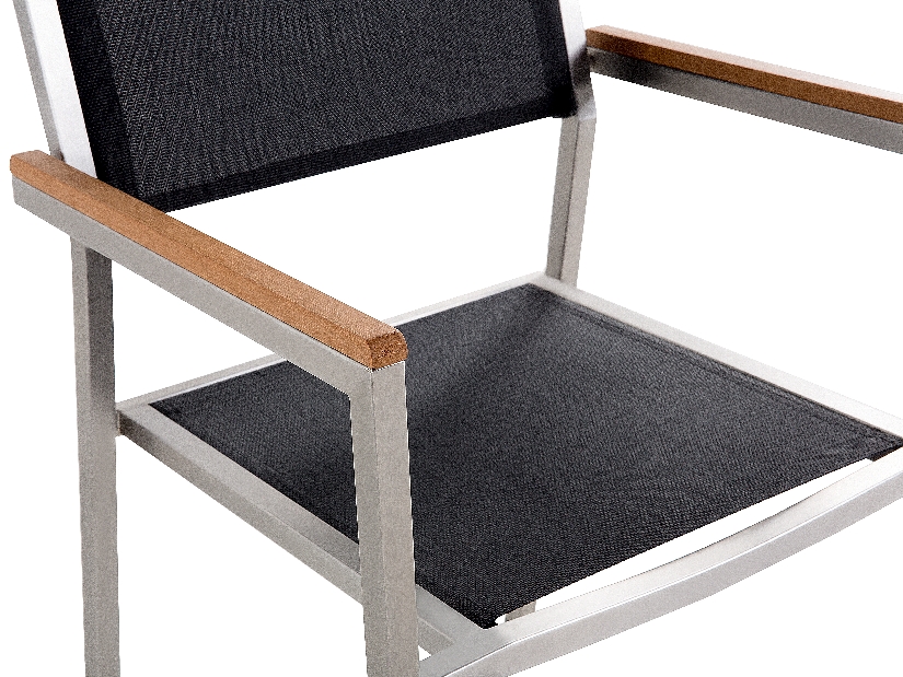 Kerti szék Grosso (fekete)