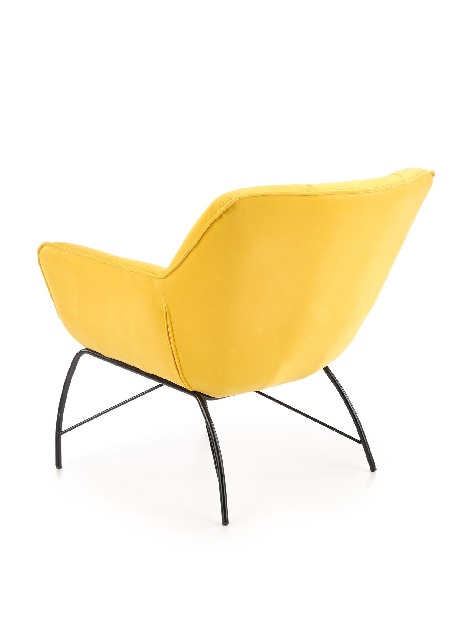 Fotel Betali (sárga + fekete)