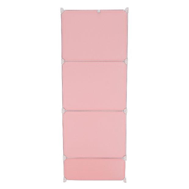 Moduláris szekrény Finnstar (rózsaszín + gyermek minta)