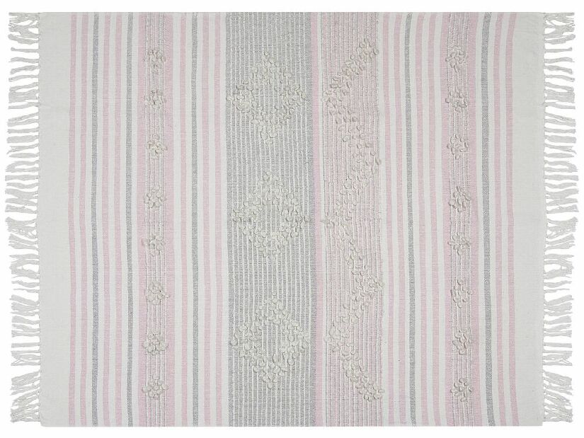 Pléd 150x120 cm KALAMAN (textil) (rózsaszín)