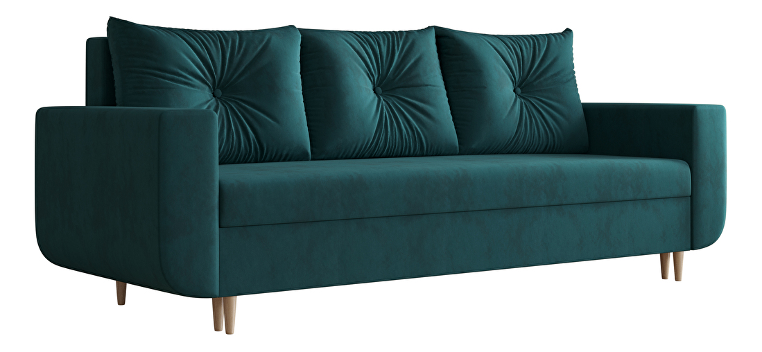 Háromszemélyes kanapé Drift (smaragd)