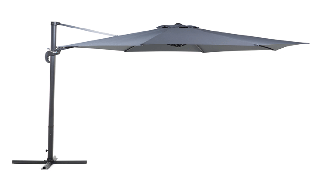 Kerti napernyő 300 cm SAVISSI (alumínium) (antracit)
