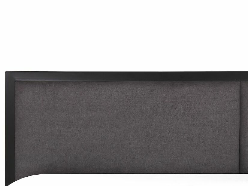 Franciaágy 160 cm CAMAR (ágyráccsal) (fekete)