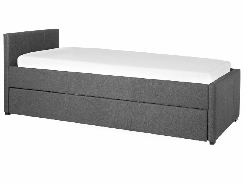 Szétnyitható ágy90 cm MERMAID (ágyráccsal) (szürke)