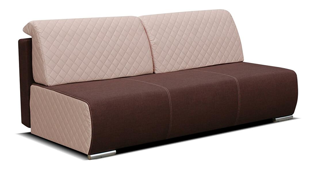 Háromszemélyes kanapé Lottie (bézs + barna)