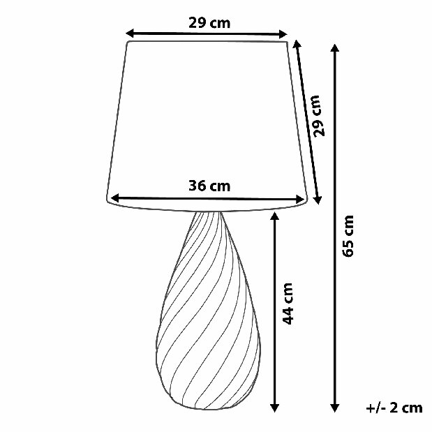 Asztali lámpa Vilsby (ezüst)
