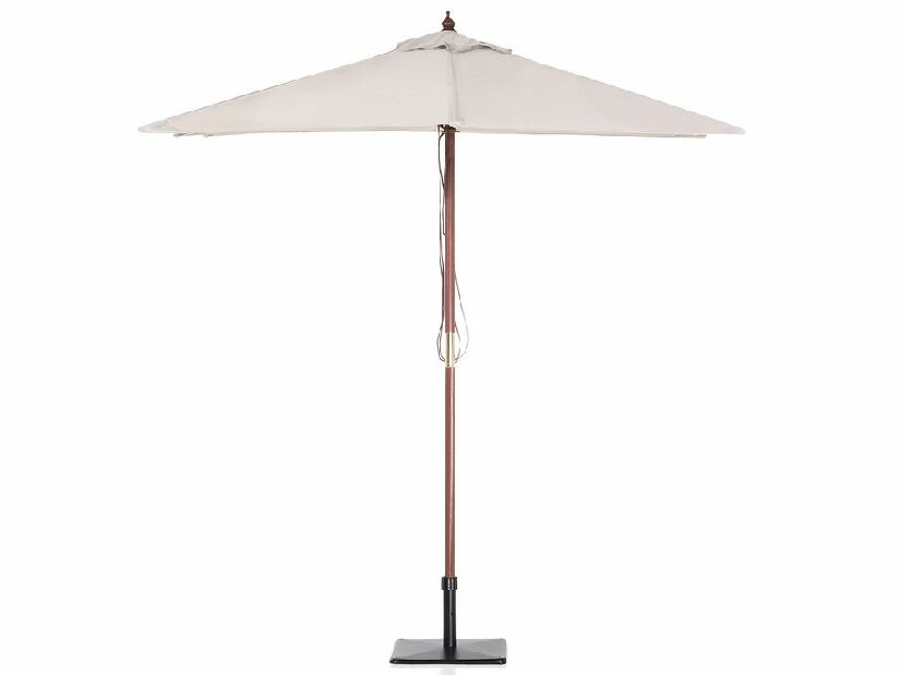 Kerti napernyő 144 cm FLAME (fa) (világosbézs)