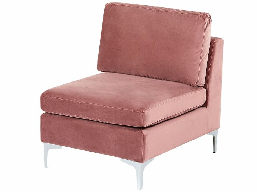 Sarok ülőgarnitúra zsámollyal Eldridge (rózsaszín) (J)