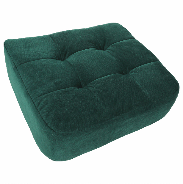 Relax fotel Merina (smaragdzöld + dió)