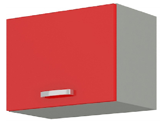 Felső konyhaszekrény Roslyn 50 GU 36 1F (piros + szürke)