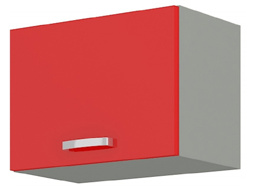 Felső konyhaszekrény Roslyn 60 GU 36 1F (piros + szürke)
