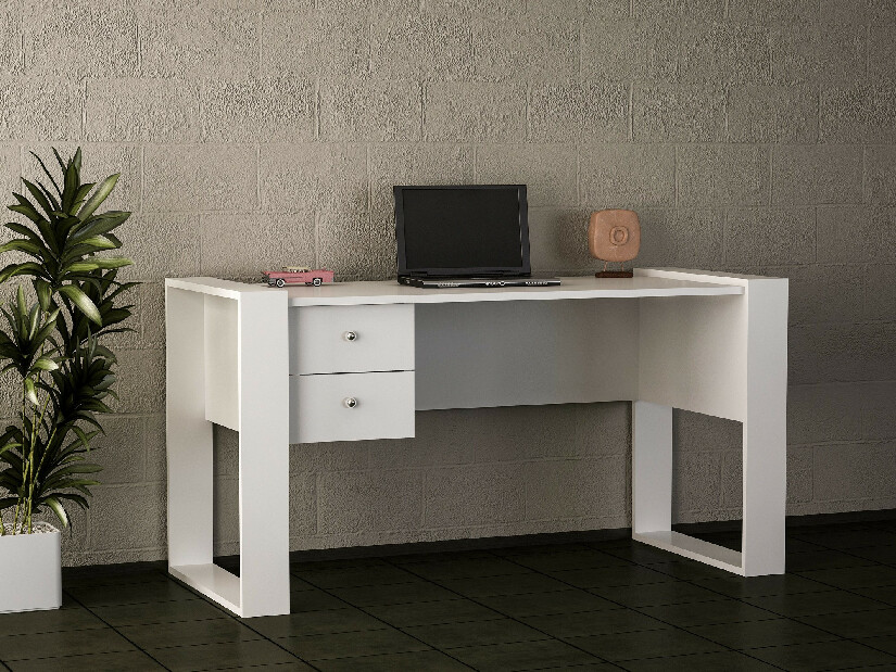 PC asztal Lordy (fehér)