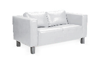 Kétszemélyes kanapé Valery II (fehér)