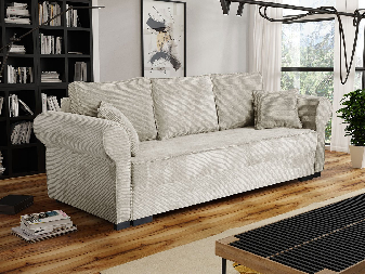 Széthúzható kanapé Masuria Mirjan Mashike (krém)