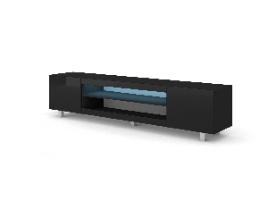 TV asztal/szekrény Katty (fekete) (LED)