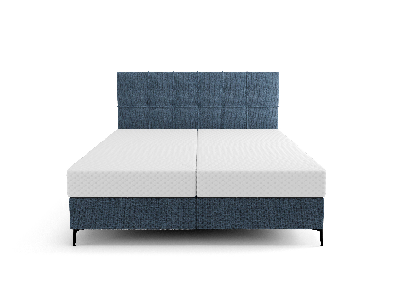 Egyszemélyes ágy 120 cm Infernus Bonell (kék) (ágyráccsal, tárolóhellyel)