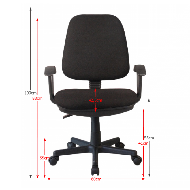 Irodai szék Miris (fekete)