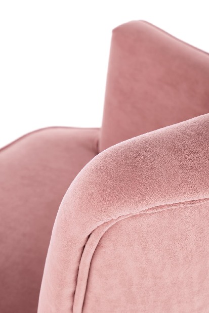 Fotel Dagol (rózsaszín + wenge)