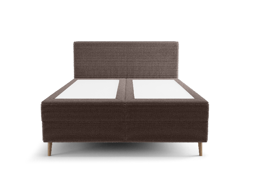 Egyszemélyes ágy 120 cm Napoli Comfort (barna) (ágyráccsal, tárolóhellyel)