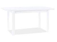 Széthúzható étkezőasztal  105-140 cm Daniel (matt fehér + matt fehér) (4 6 fő részére)