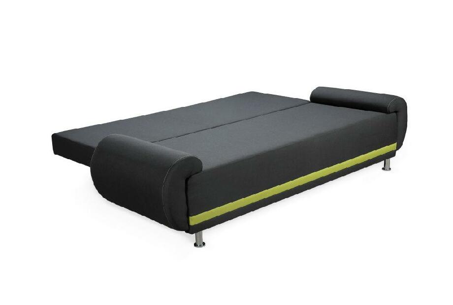 Háromszemélyes kanapé Almeda (szürke + sötétkék)