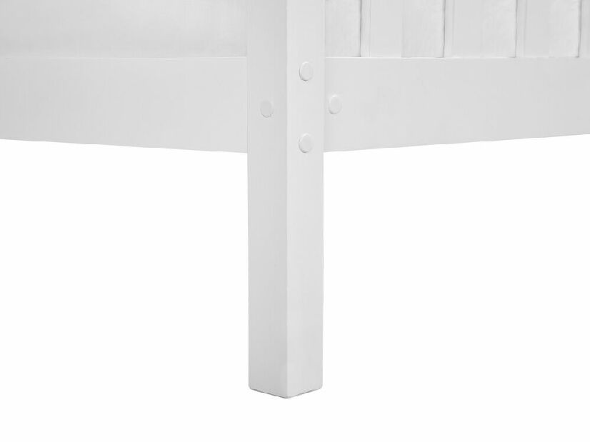 Franciaágy 180 cm GERNE (ágyráccsal) (fehér)