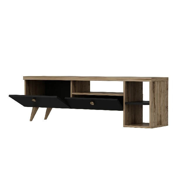 TV asztal/szekrény Paria (fekete)