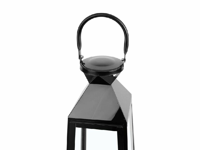 Lámpás CAICO 42 cm (rozsdamentes acél) (fekete)
