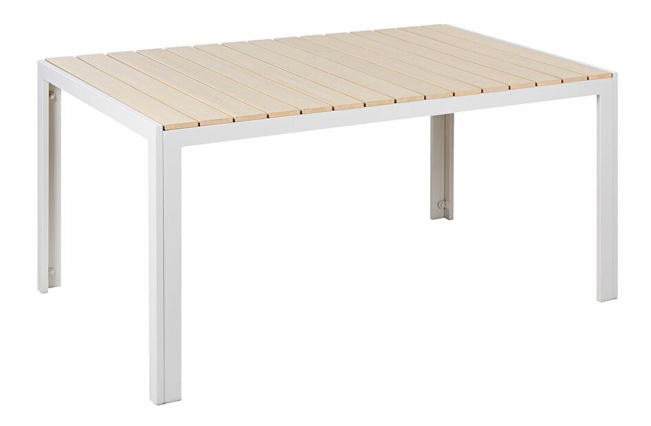 Kerti asztal Combo (világos fa) (6 fő részére)