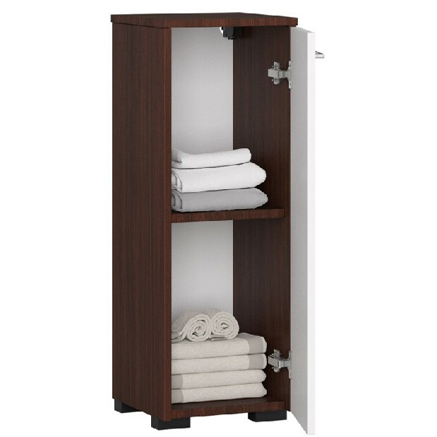 Fürdőszoba szekrény Farid Típus 1 (wenge + fehér)