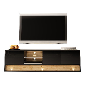 TV asztal/szekrény Gallina 180 (fekete)