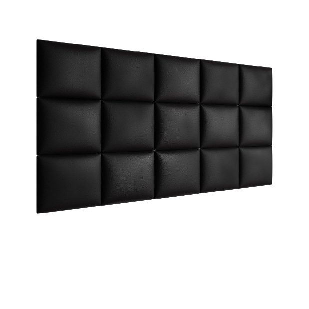 Kárpitozott fali panel Mirjan Pazara 40x30 cm (öko-bőr Soft 011 + fekete)