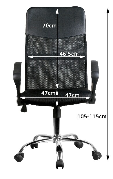 Irodai szék Faelan (fekete)