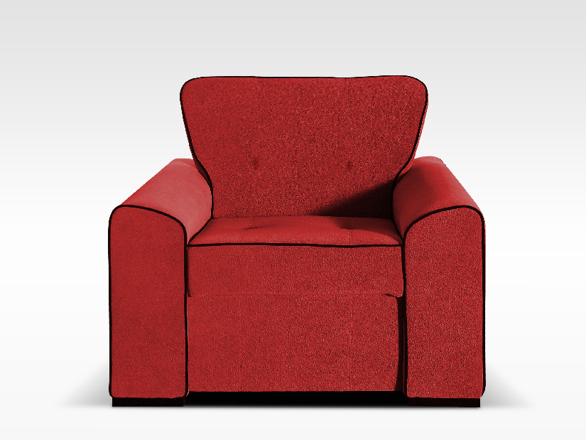 Fotel Marion 1R (Piros + Fekete) *bazár