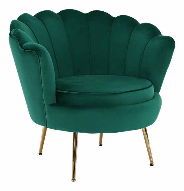 Design fotel Noblie (smaragd)