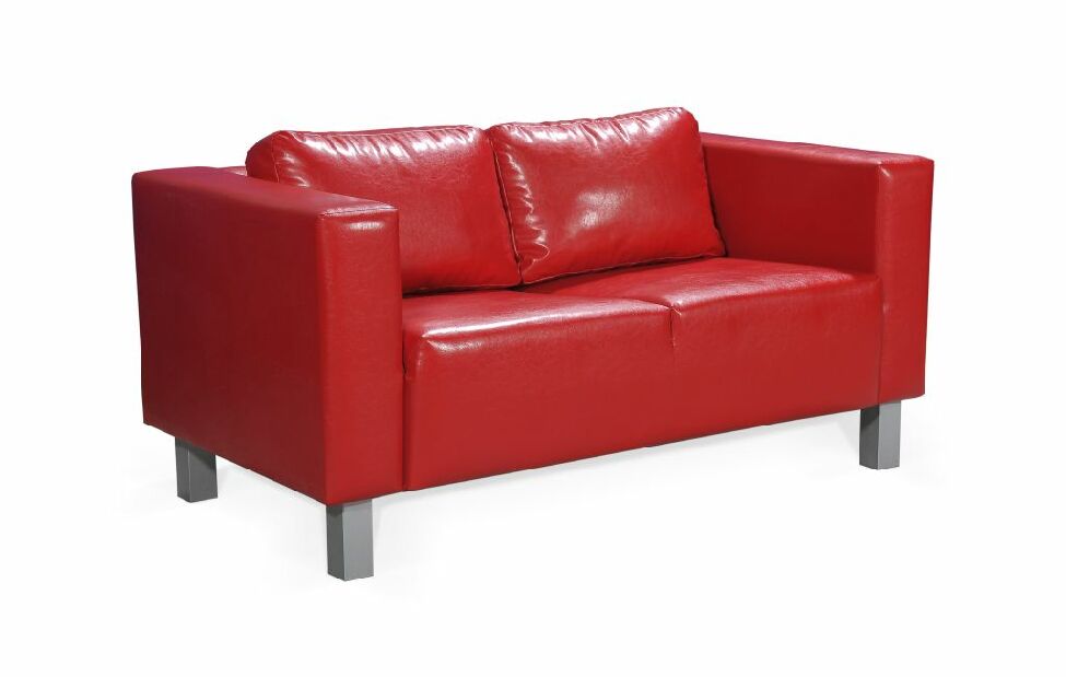 Kétszemélyes kanapé Valery II (piros)