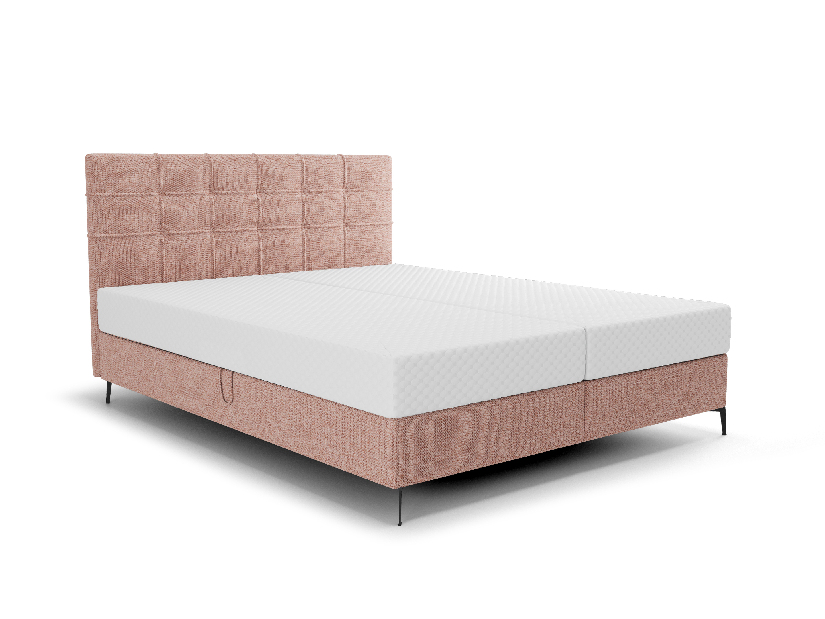 Egyszemélyes ágy 120 cm Infernus Comfort (lazac) (ágyráccsal, tárolóhellyel)