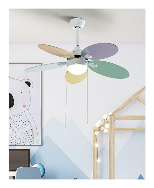 Mennyezeti ventilátor lámpával Weibinar (fehér) 