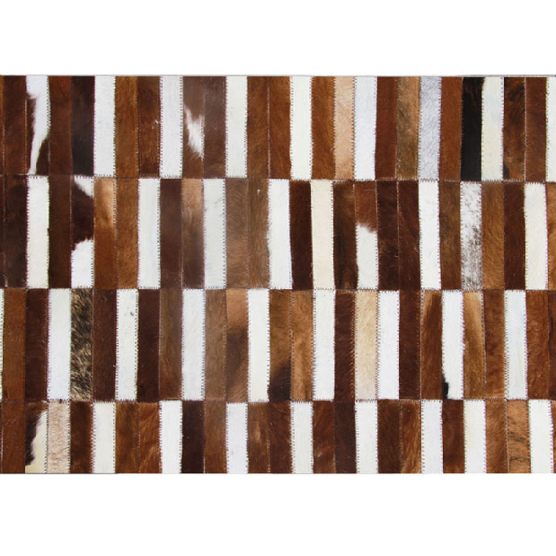 Bőr szőnyeg 171x240 cm TYP 05 (marhabőr + patchwork minta)