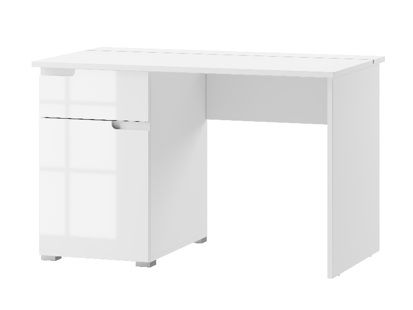 PC asztal Sallosa 14 (fehér + fényes fehér)