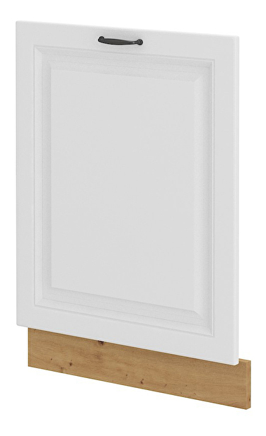 Beépített mosogatógép ajtó Sheila ZM 570 x 446 (artisan tölgy + fehér)