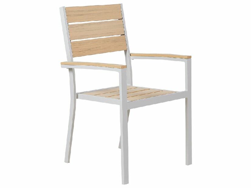 Kerti szék készlet (4 db.) Praza (világos fa)