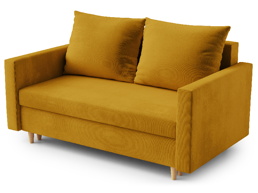 Kétszemélyes kanapé Louis (mustár)