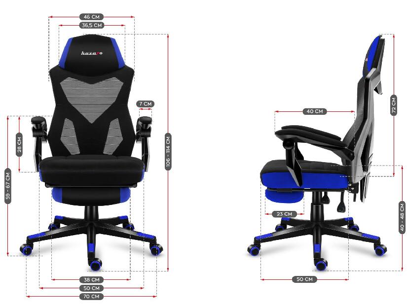 Játék szék Cruiser 3 (fekete + kék)