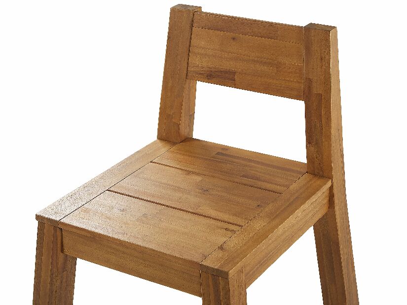 Kerti bútor szett LIVIGNO (világos fa) (székekkel) (6 fő részére)