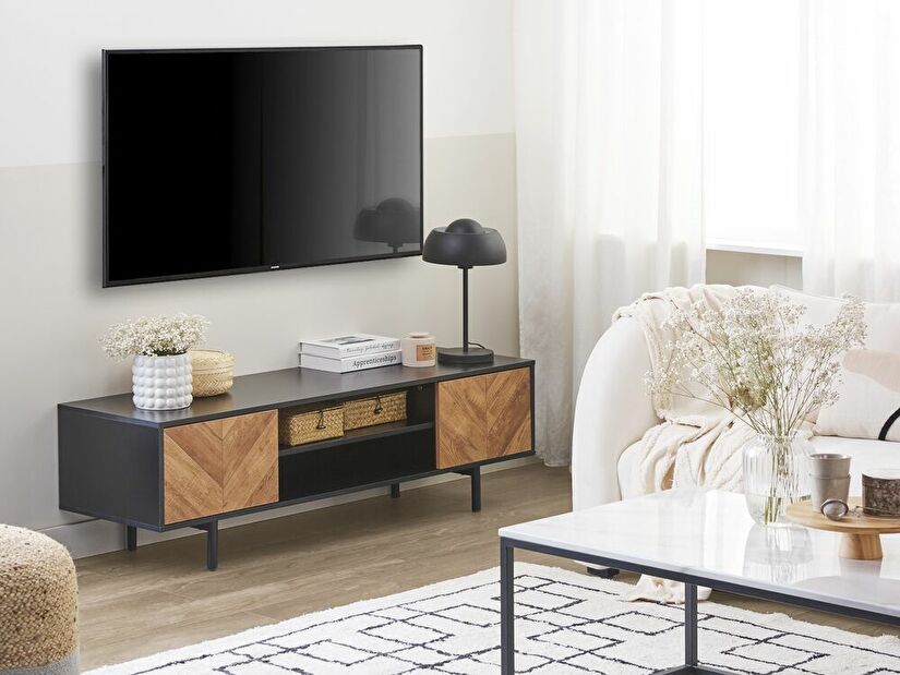 TV asztal/szekrény Secondo (világos fa) 