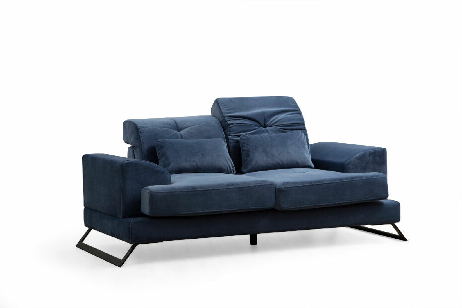 Kétszemélyes kanapé Friddy (kék)