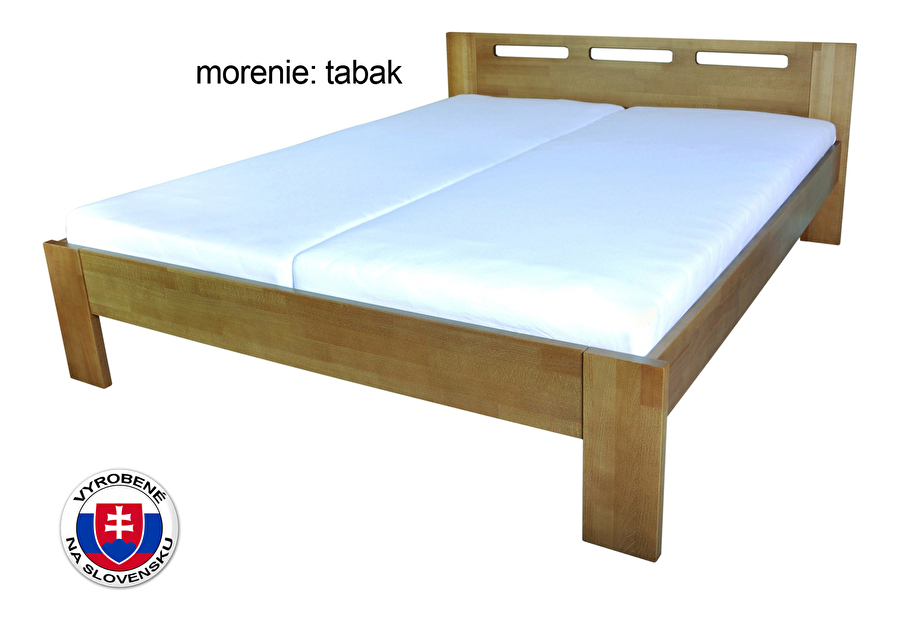 Egyszemélyes ágy 210x120 cm Neoma (masszív)
